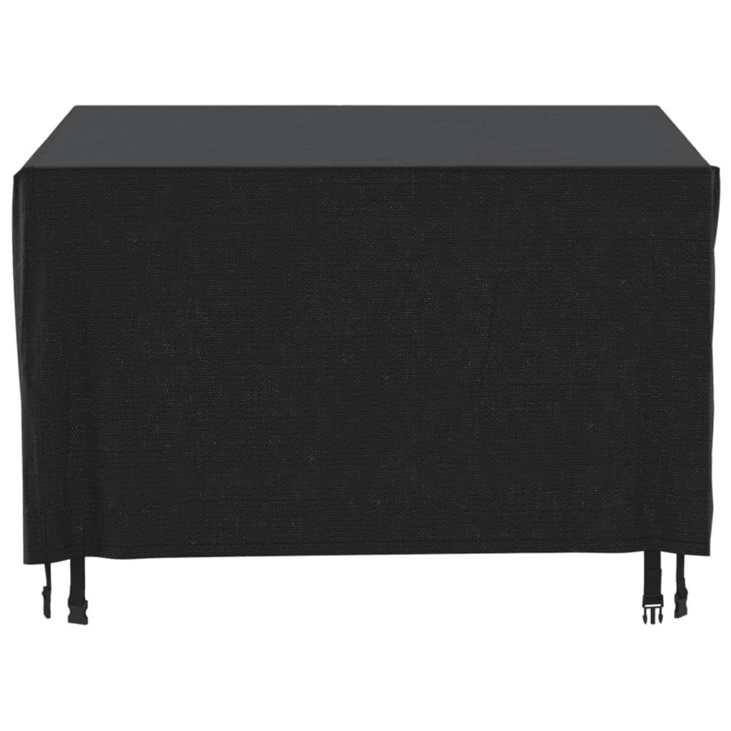 vidaXL Gartenmöbel-Schutzhülle Gartenmöbel-Abdeckung Schwarz 113x113x73 cm Wasserdicht 420D (1-St)