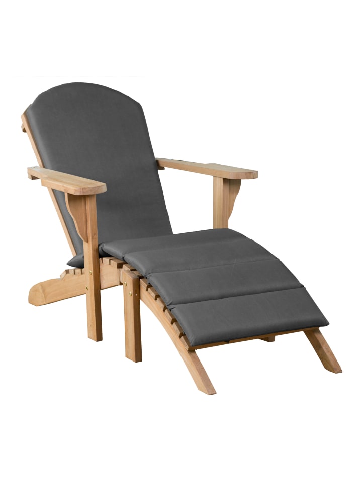 GMD Living Teak Holz Adirondack Gartenstuhl WOODIE in Natur günstig kaufen onesize