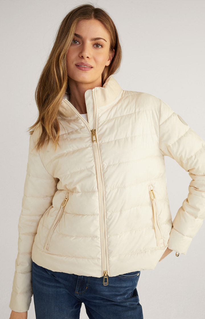 Steppjacke in Hellbeige