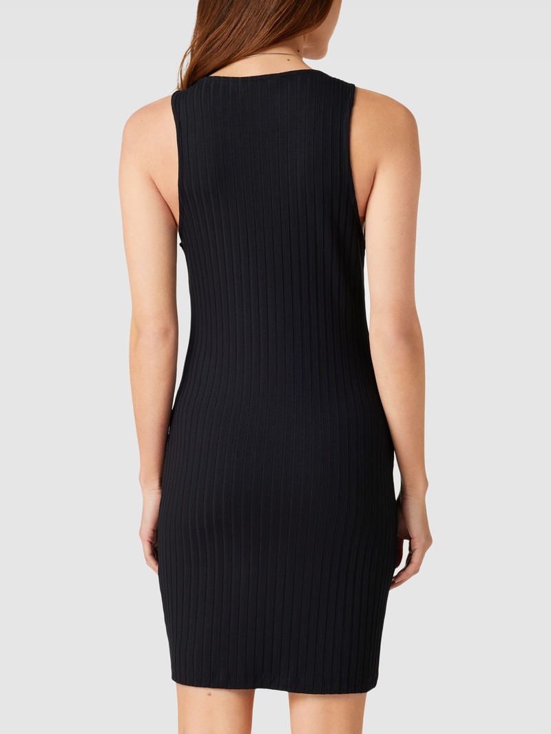 Minikleid mit Reißverschluss in black