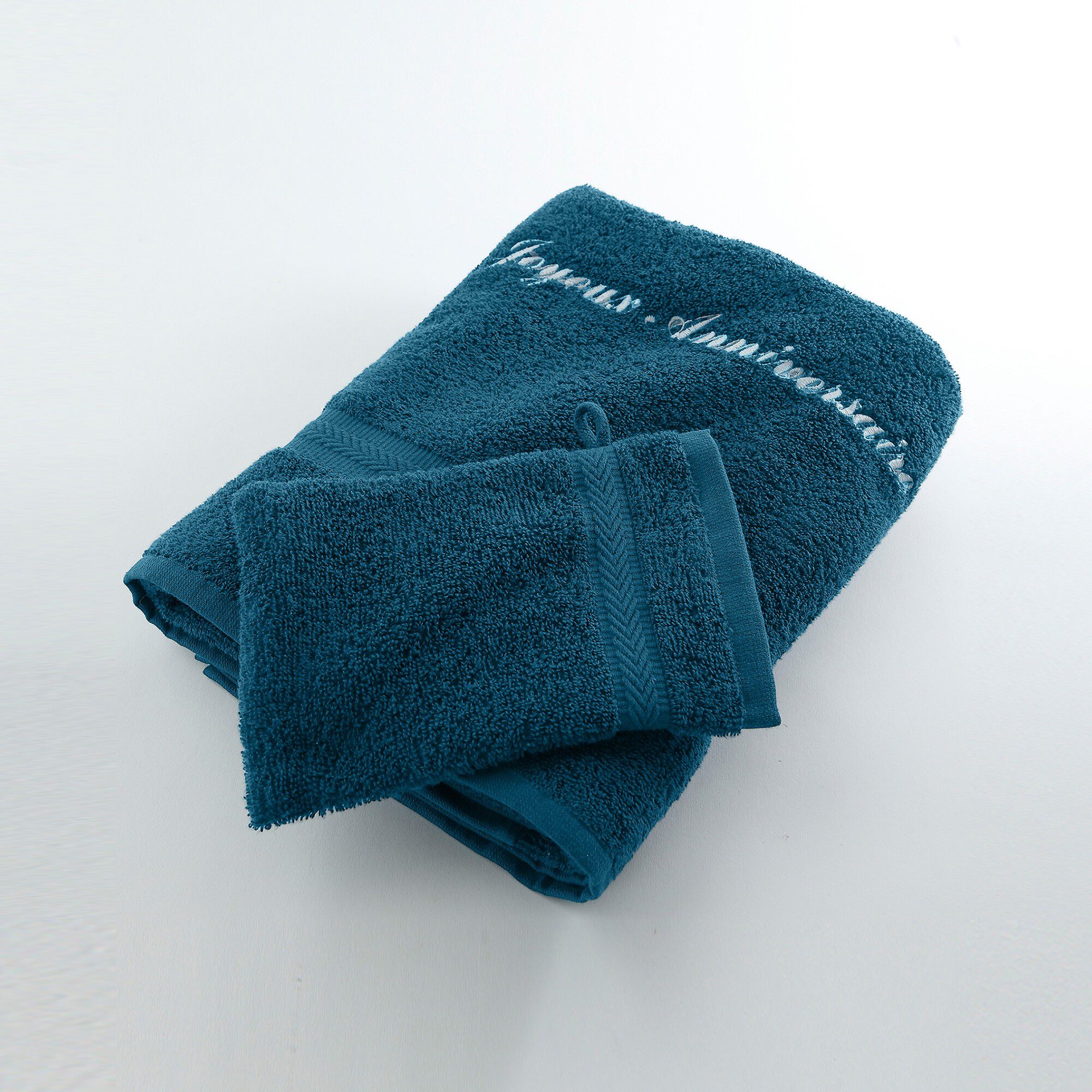Serviette éponge personnalisable confort moelleux