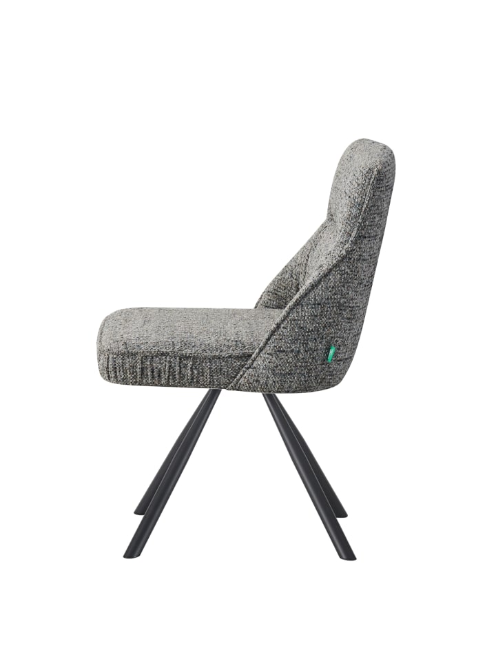 DUBI Möbel 2er-Set: Drehstuhl SERINA  in Dunkelgrau - (B)61 x (H)81 x  (T)62 cm günstig kaufen onesize