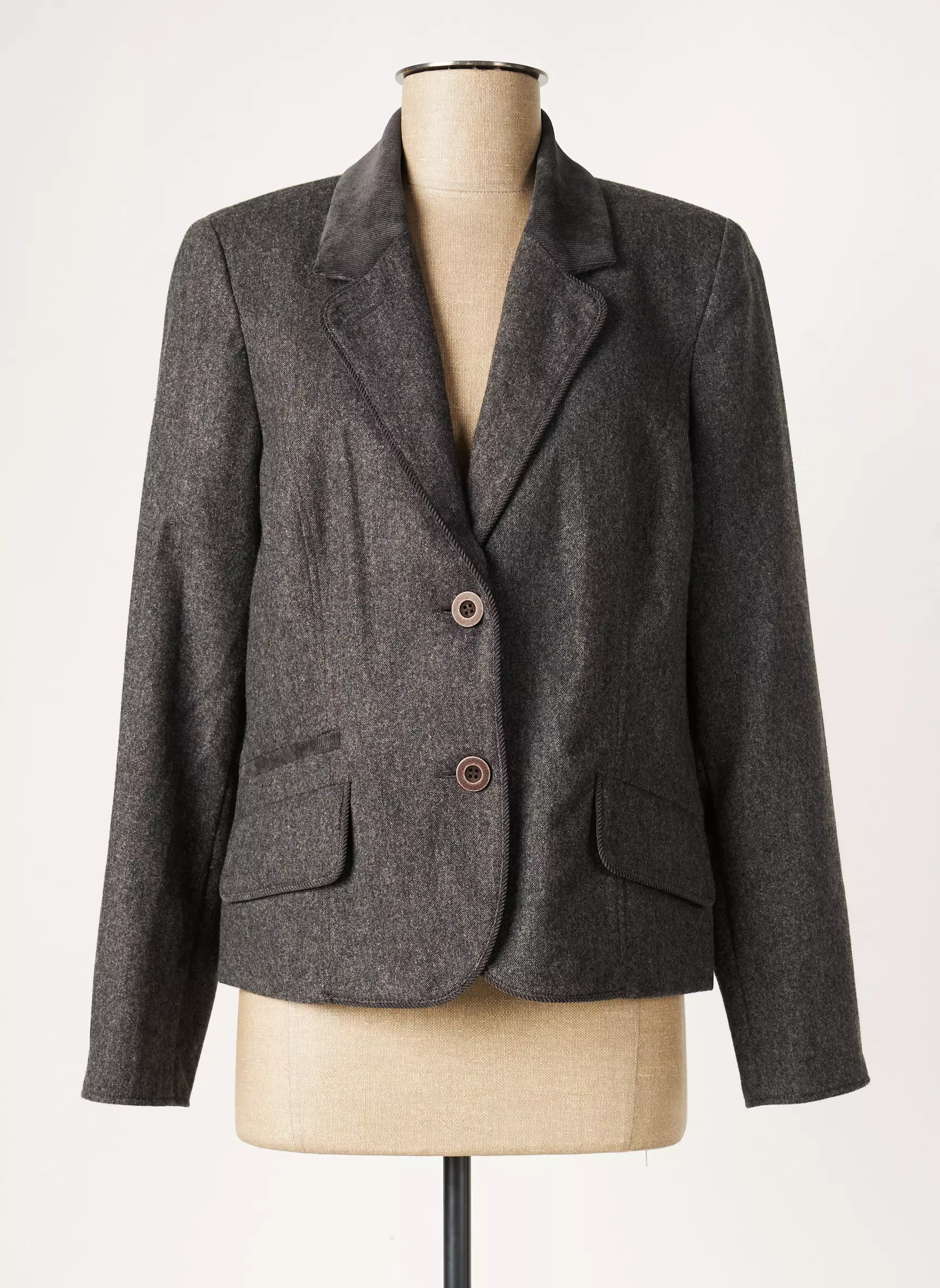 Solrieu Blazers Femme couleur gris