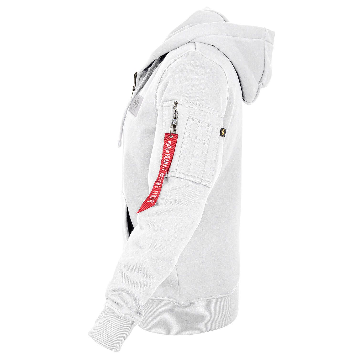 Back Print Zip Hoody Kapuzenjacke