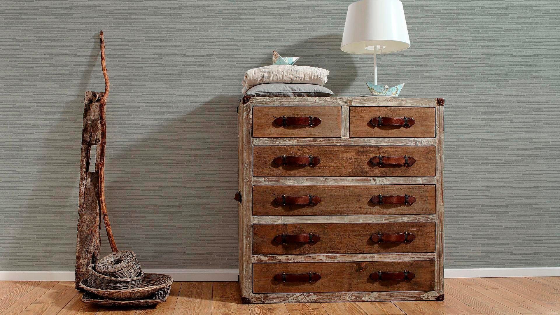 living walls Vliestapete Best of Wood`n Stone 2nd Edition, Steinoptik, Streifentapete