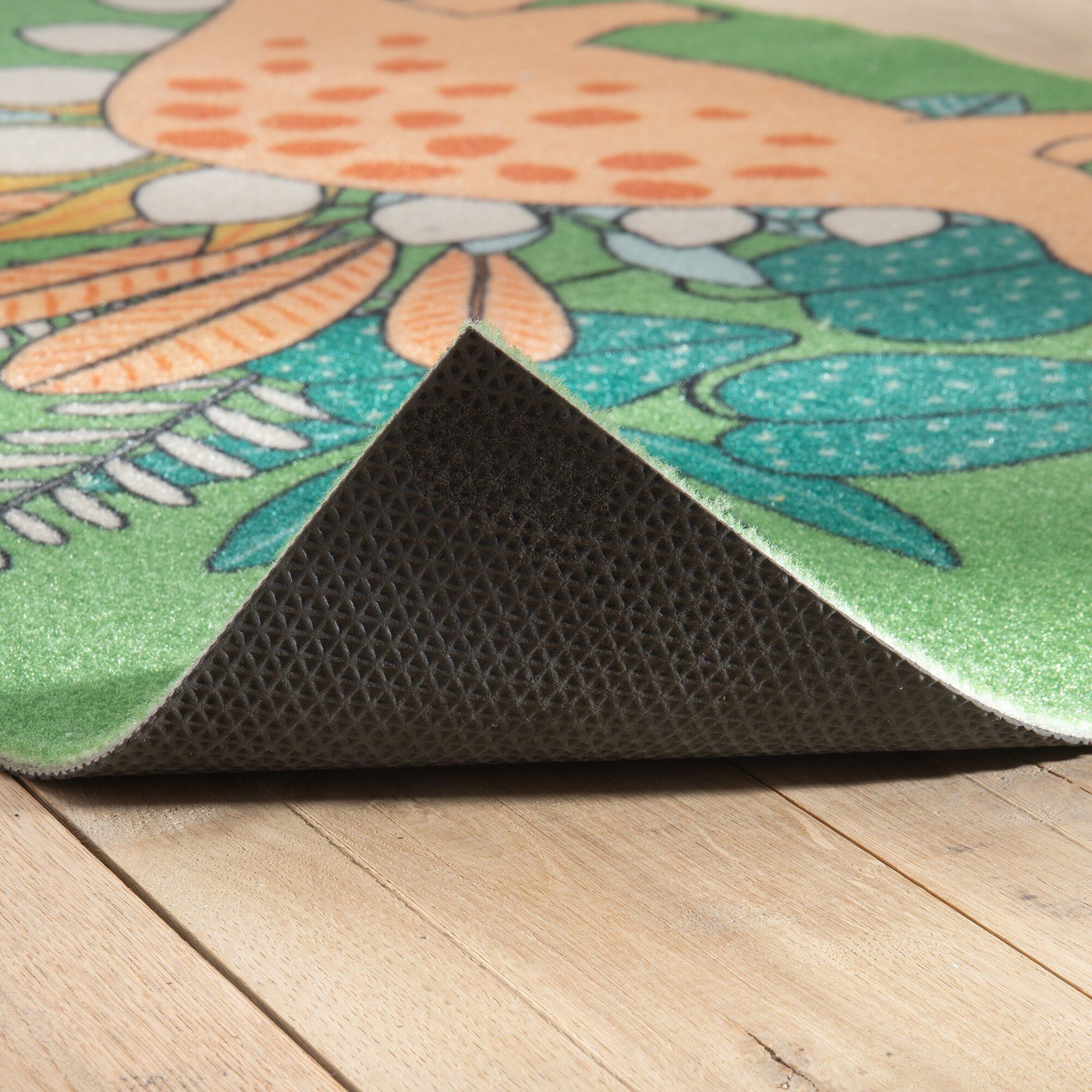 Tapis dinosaure antidérapant