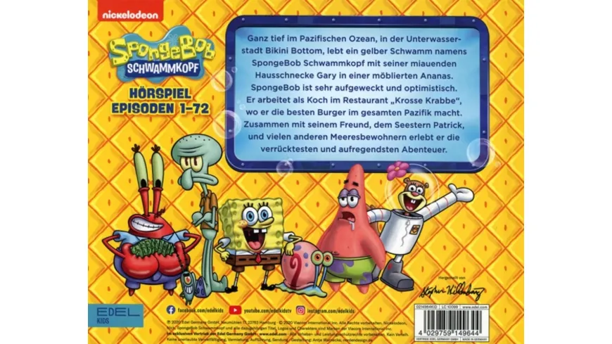 SpongeBob-Fan-Edition-Hörspiele zur TV-Serie