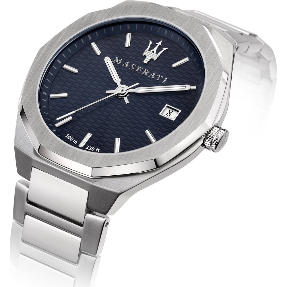 Maserati Montre pour hommes Acier inoxydable Montre