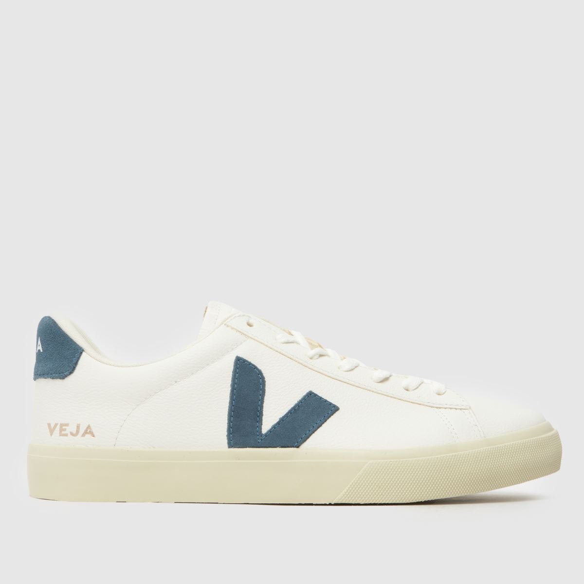 VEJA campo trainers i vitt och blått