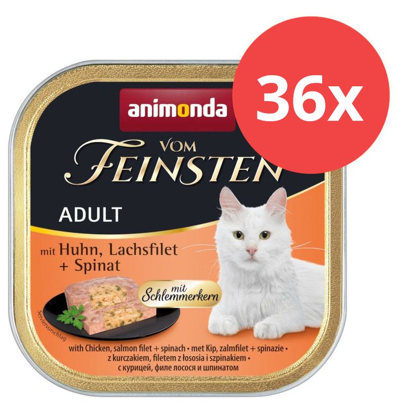 animonda vom Feinsten Adult mit Schlemmerkern 36 x 100 g | bitiba