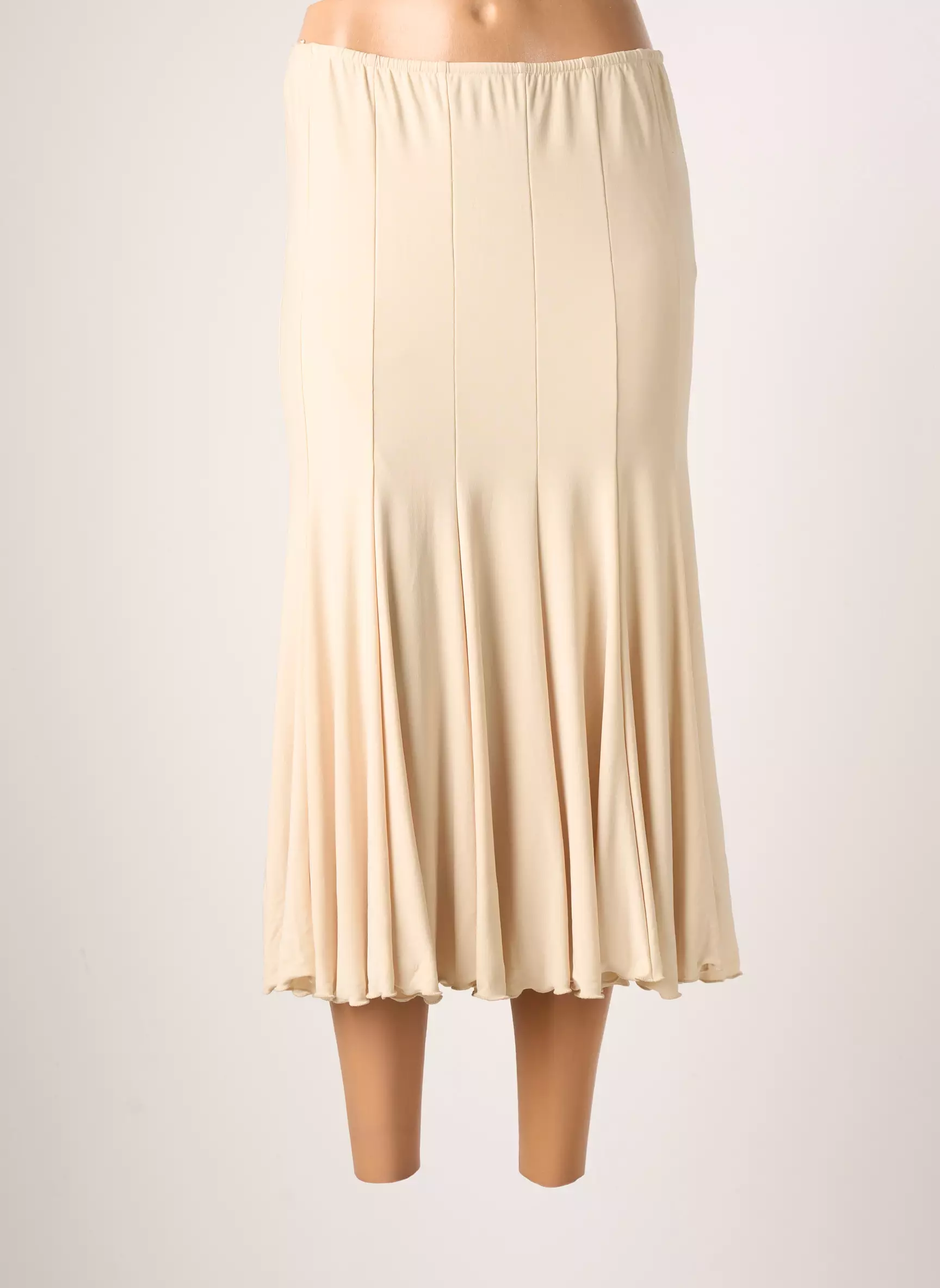Jumfil Jupes Longues Femme couleur beige