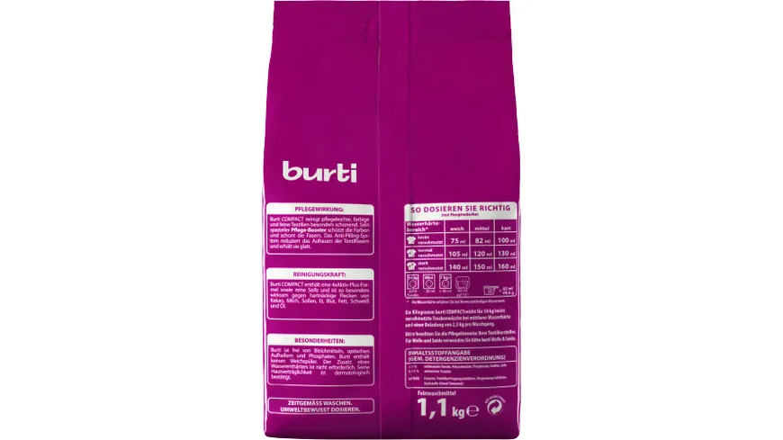 burti COMPACT Feinwaschmittel 1.1 kg