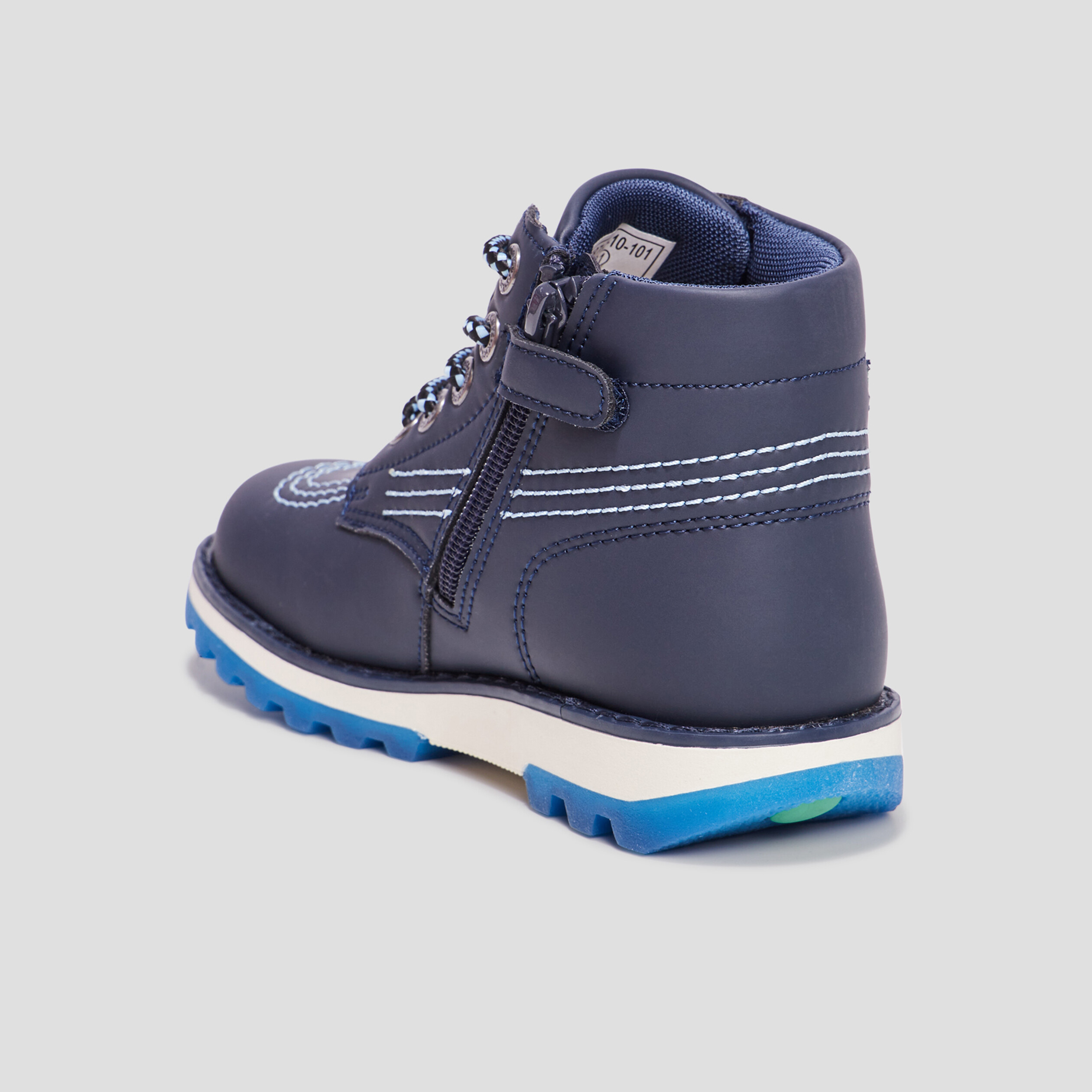 Bottines Kickers Krally bleu marine garçon | La Halle