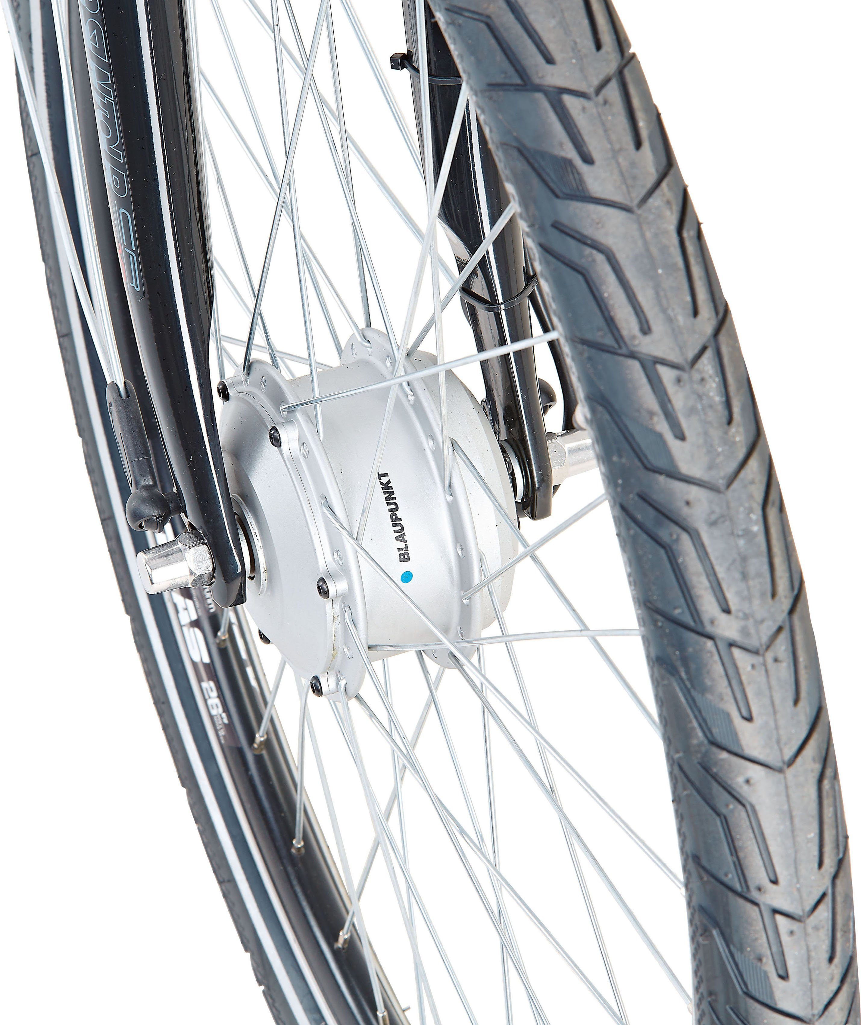 Prophete E-Bike Prophete Genniesser 22.ESC.20, 3 Gang Shimano Nexus Schaltwerk, Nabenschaltung, Frontmotor, 374 Wh Akku