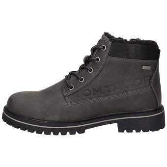 Tom Tailor Schnür Boots in schwarz