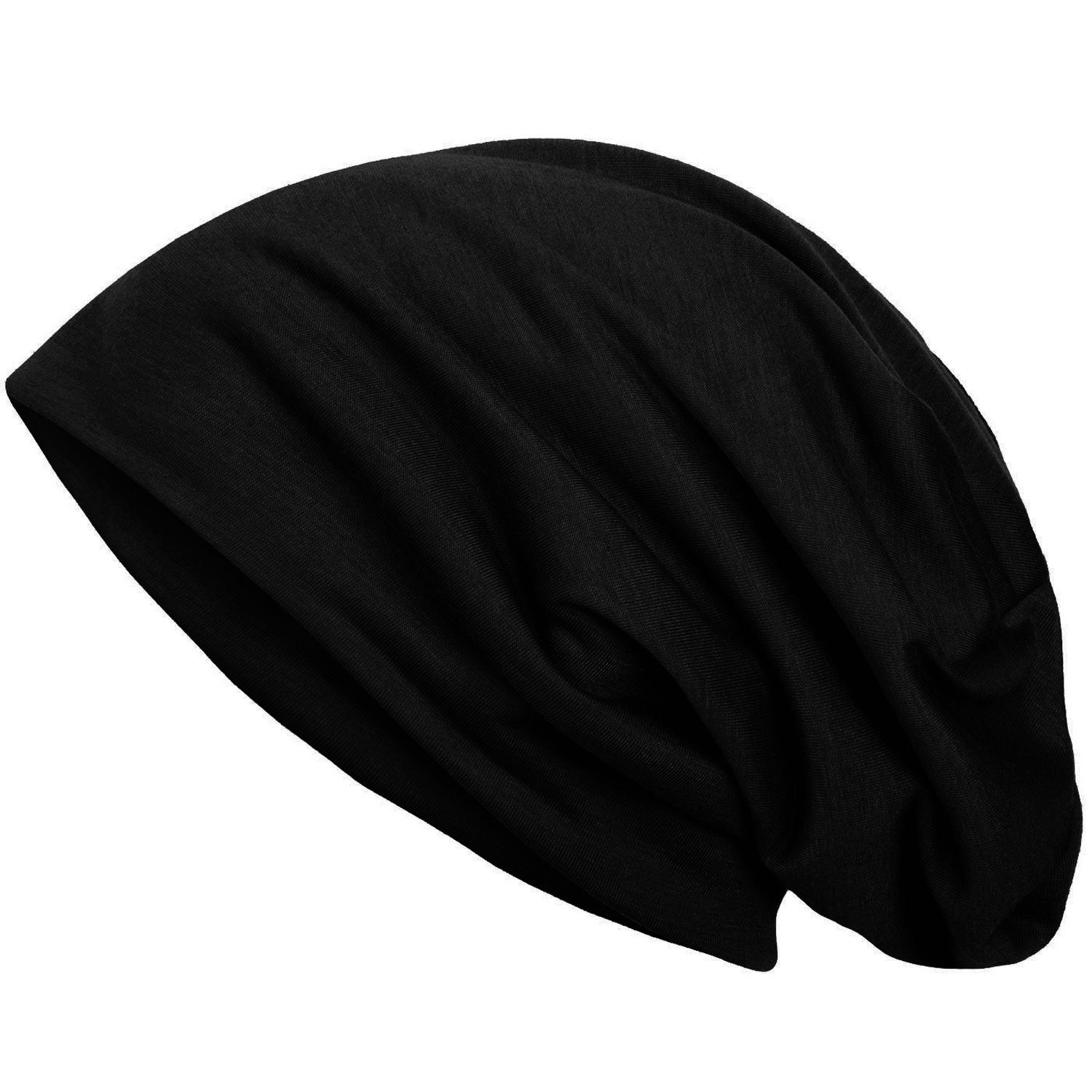 style3 Beanie (1-St) Beanie Mütze Unisex Damen Herren Haube Sommer slouch XXL Chemo Schlafmütze Cap
