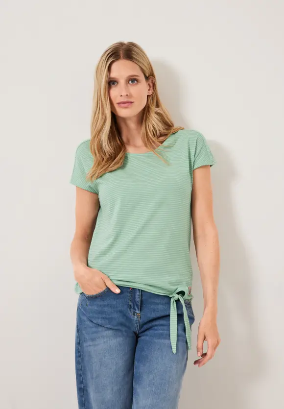 CECIL Shirt mit Knotendetail