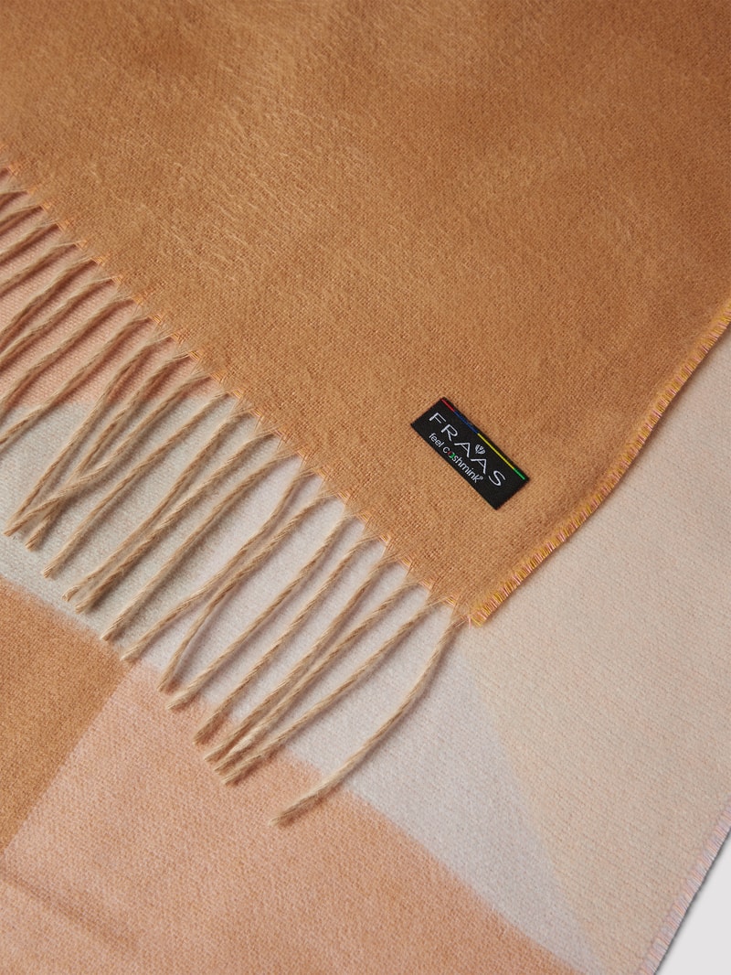 Schal im Colour-Blocking-Design in camel