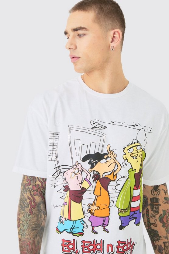 Oversize T-Shirt mit lizenziertem Ed Edd Eddy Print
