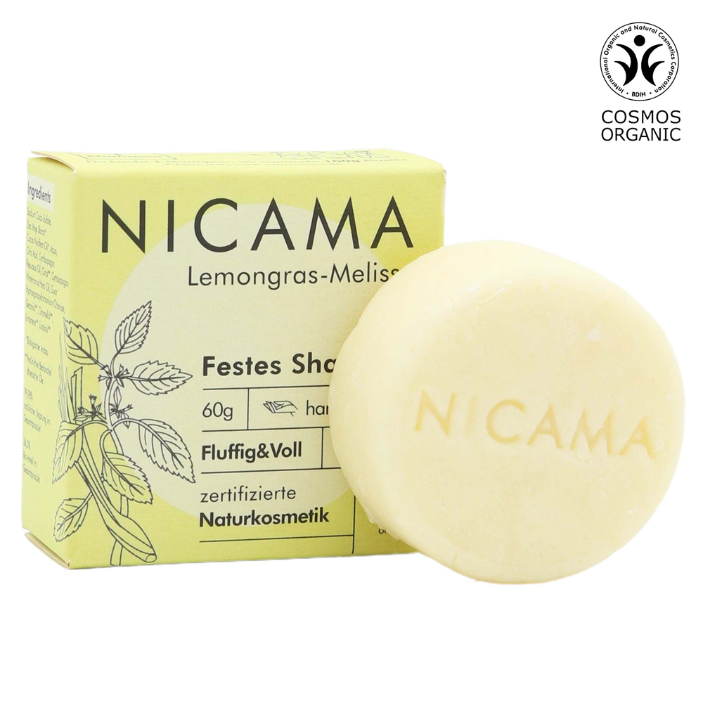 Nicama Festes Shampoo Lemongras-Melisse 60 g