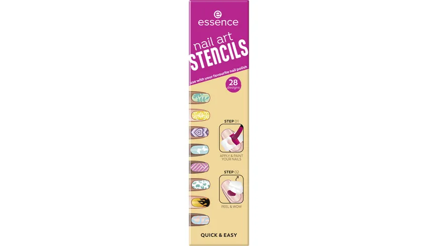 essence nail art STENCILS