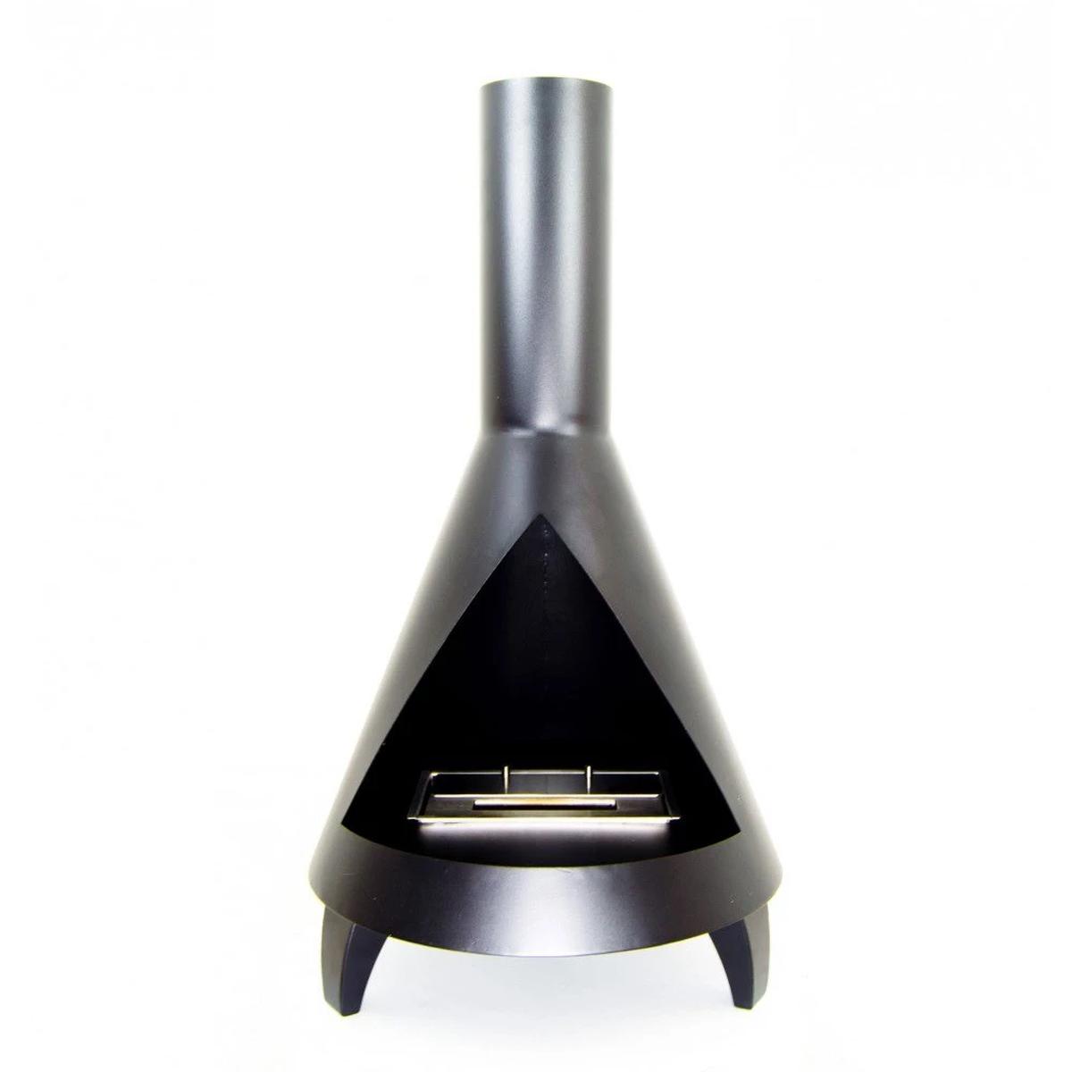 ScandiFlames Salem-Bioethanol-Kamin im Holzofen-Look, Ø 44 cm, H 80 cm, 1,9 kW, rustikales Design, für eine gemütliche Atmosphäre und angenehme Wärme