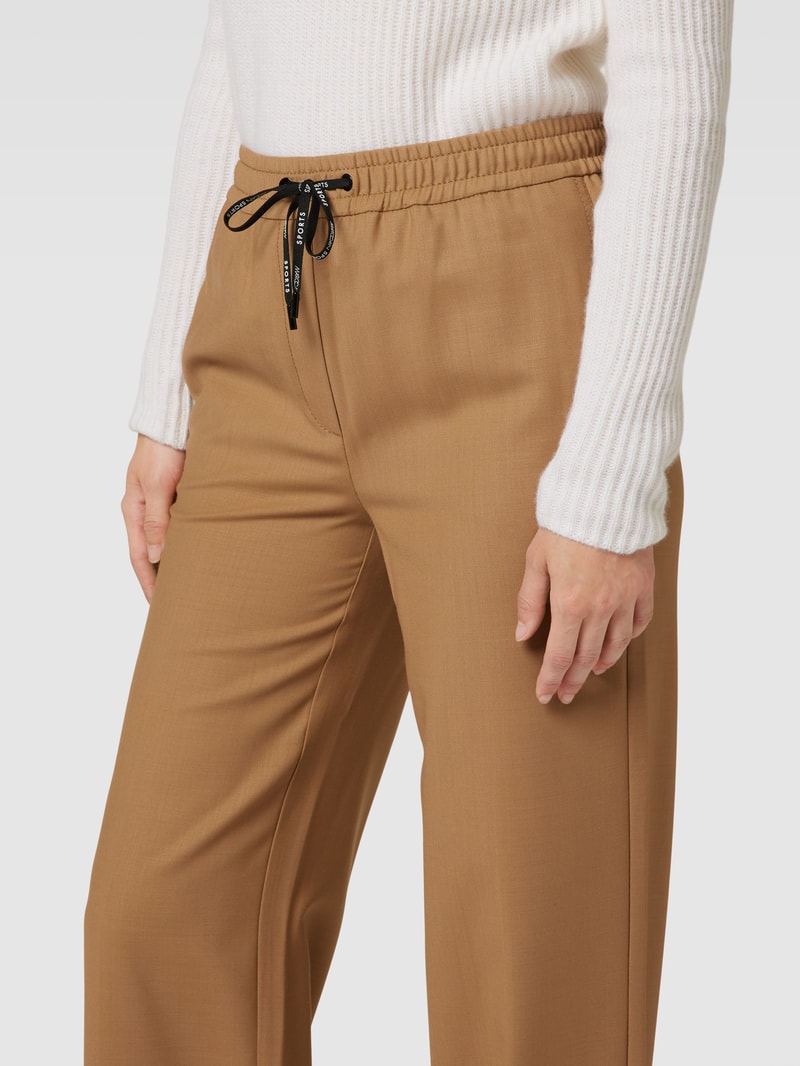 Hose mit in camel
