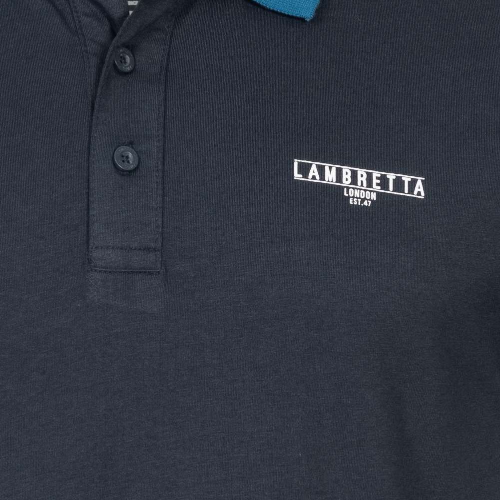 Lambretta Original Herren Polo-Shirt SS1026-NAVY