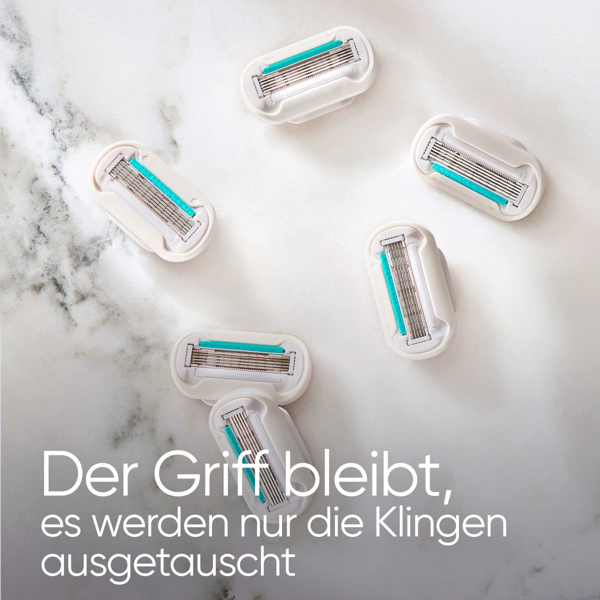 Rasiererklingen, Deluxe Smooth Sensitive Rosegold, 4 St