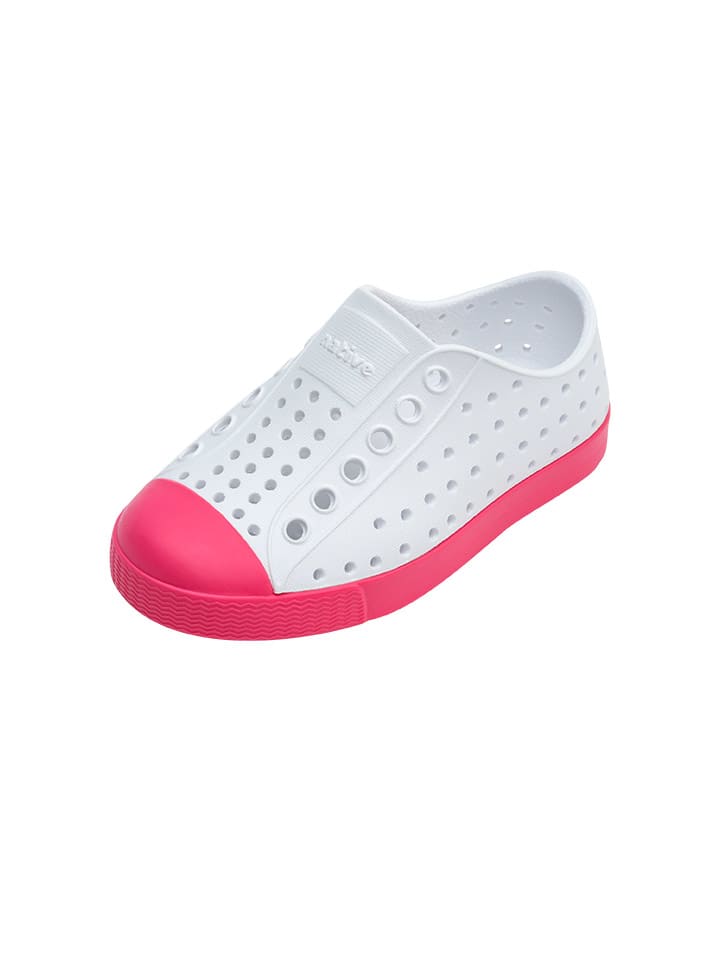 Native Slipper in Pink/ Weiß günstig kaufen
