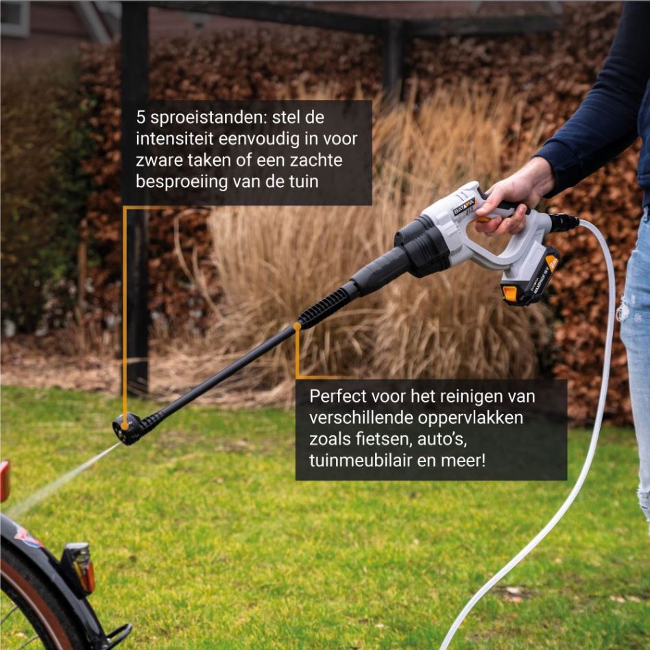 Nettoyeur haute pression sans fil Batavia 7064735 Maxxpack 18V Nexxforce (batterie et chargeur non inclus)