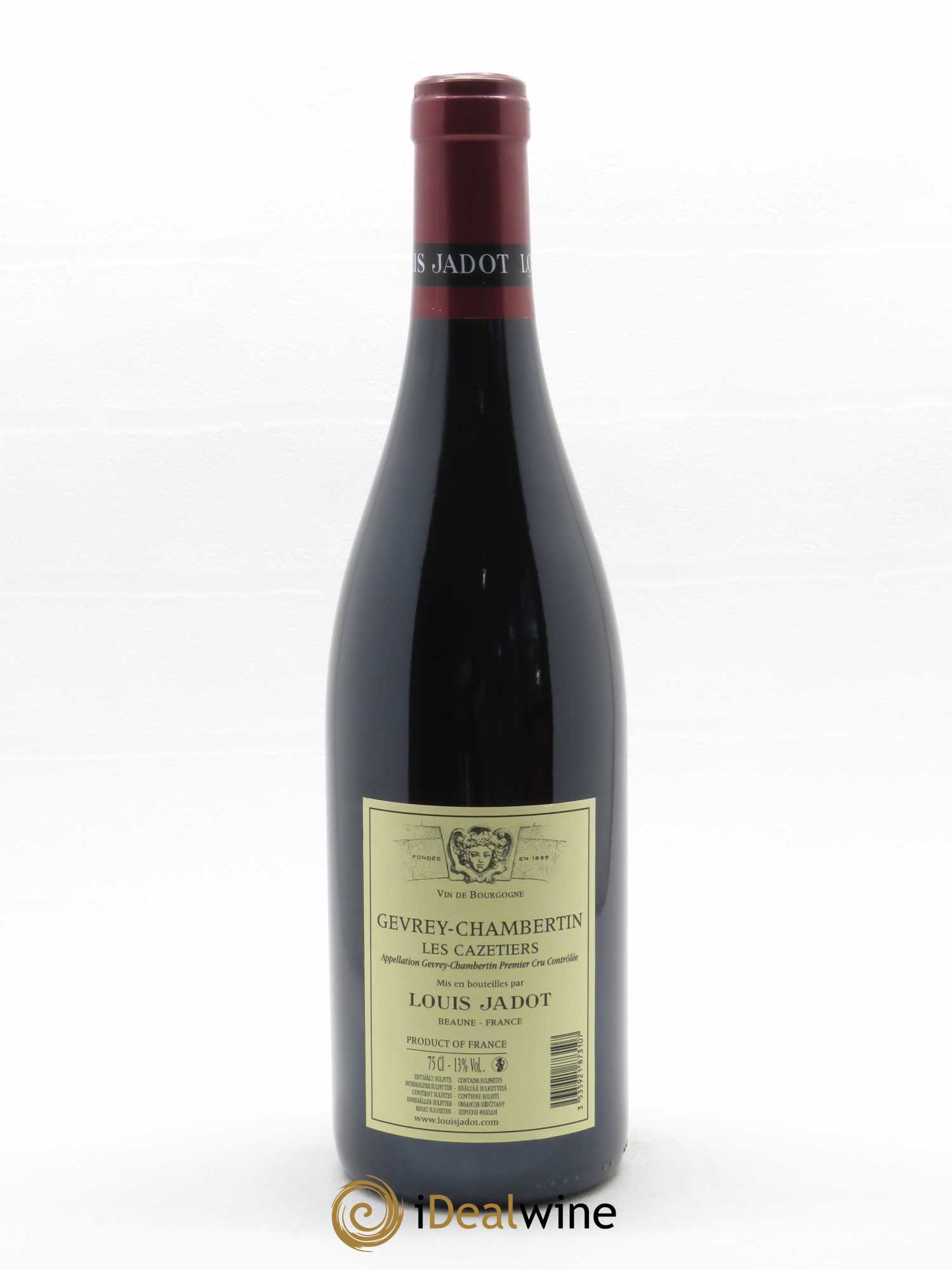 Gevrey-Chambertin 1er Cru Les Cazetiers Domaine Louis Jadot  2020 - Lot de 1 Bouteille