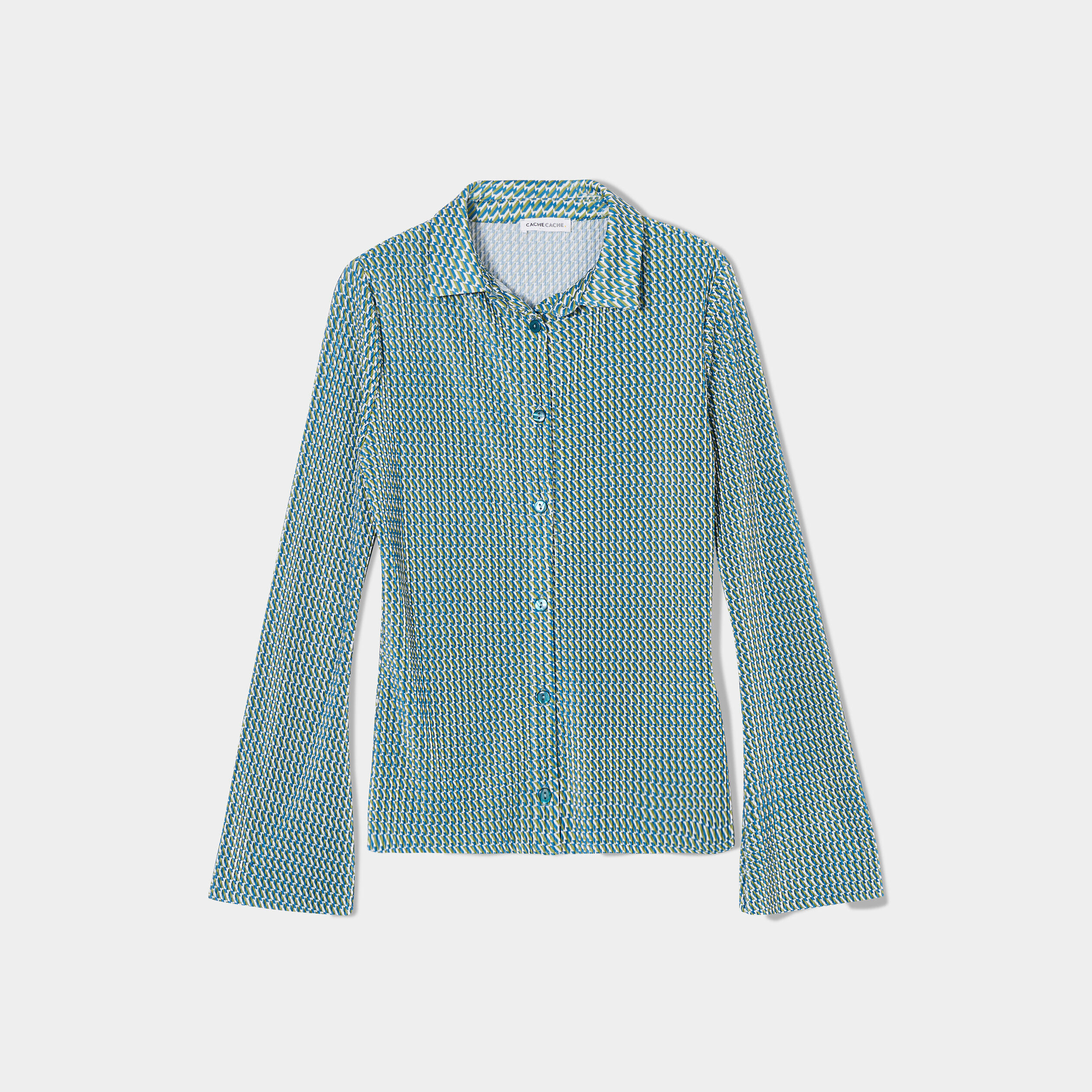 T-shirt manches longues blanc femme | Cache Cache