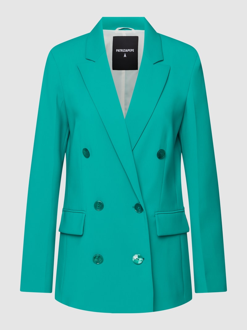 Blazer mit doppelreihiger Knopfleiste Modell 'GIACCA' in grün