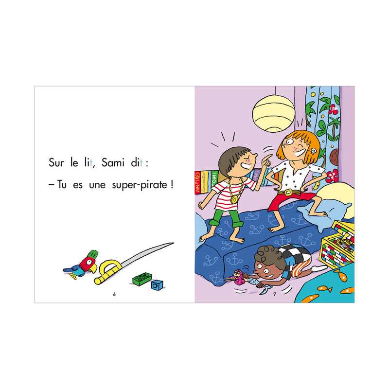 Livre Sami et Julie CP Niv 1 Les pirates - Hachette Education
