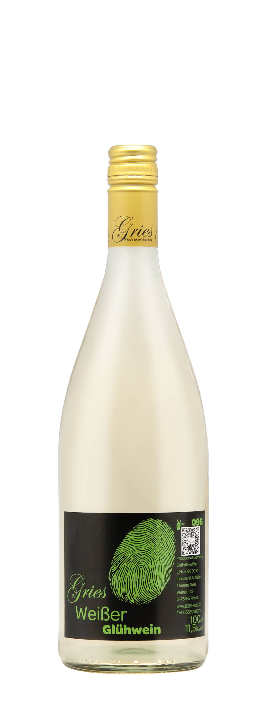 Weingut Gries Weißer Glühwein