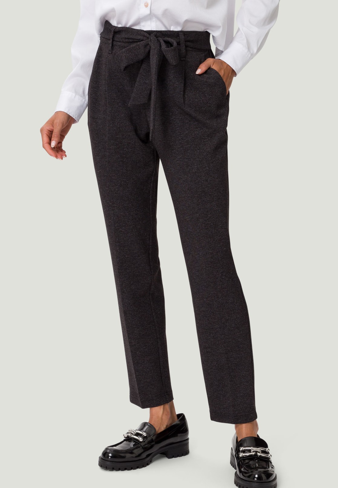 Jerseyhose mit Bindegürtel 28 Inch