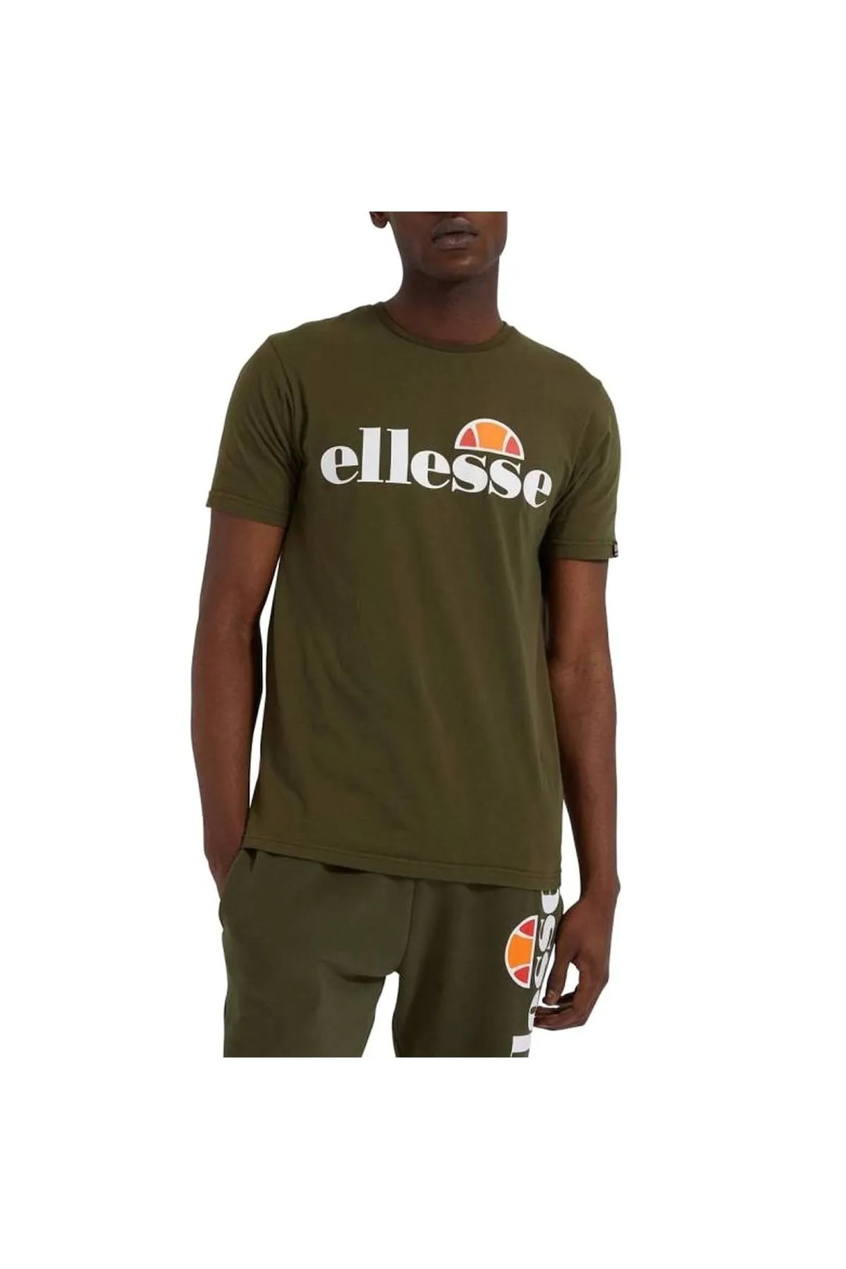 Ellesse  Herren T-Shirt SL PRADO TEE - Kurzarm, Crewneck, Rundhals, Logo-Print