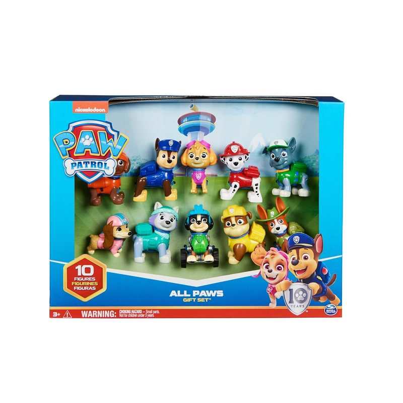 Coffret de figurines 10 ans la Pat'Patrouille Spin Master