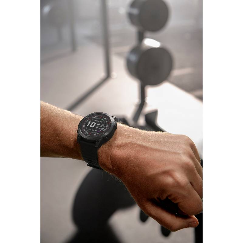 Garmin fenix 7X Sapphire Solar Titan Sportuhr