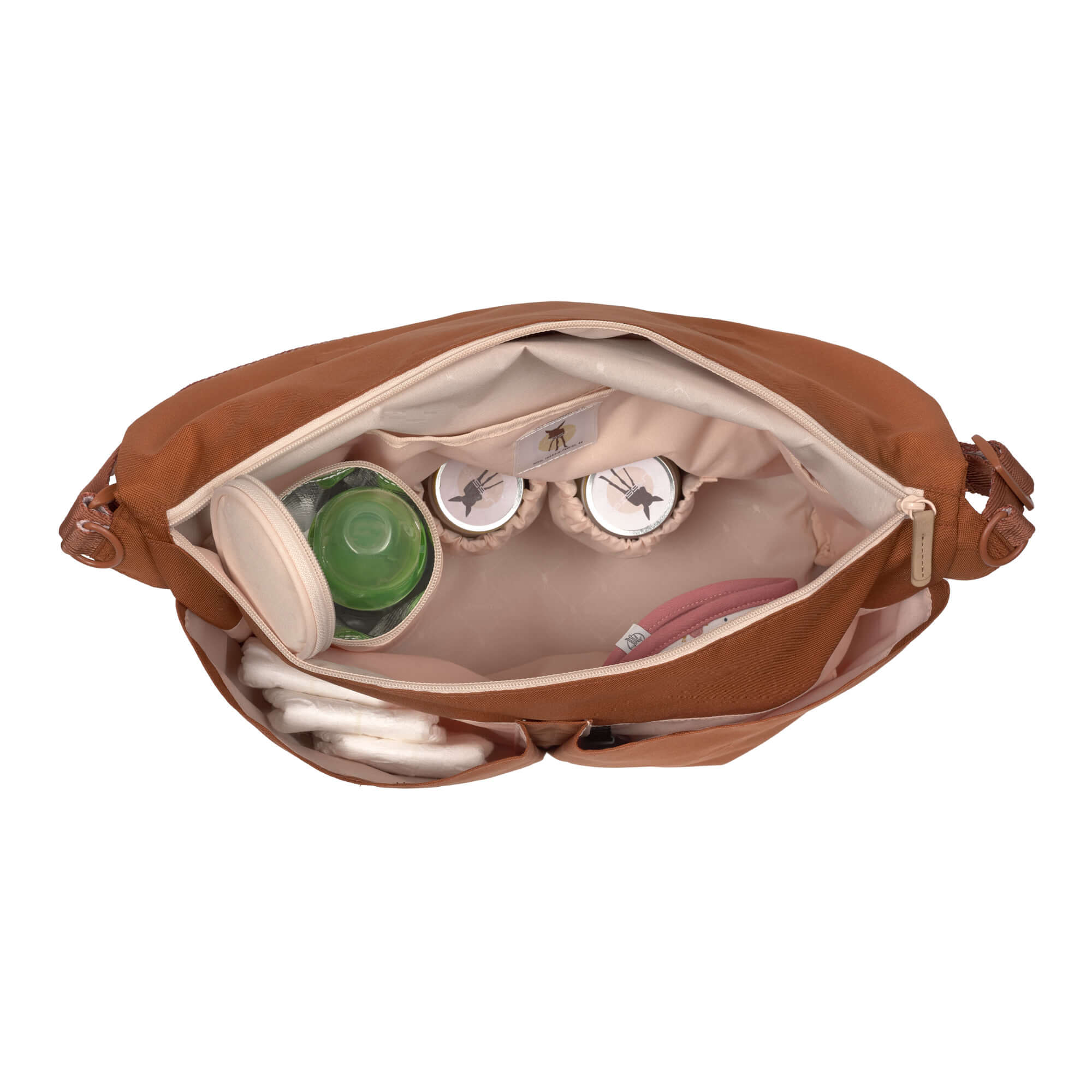 Wickeltasche - Green Label Manu Messenger Bag, Rust