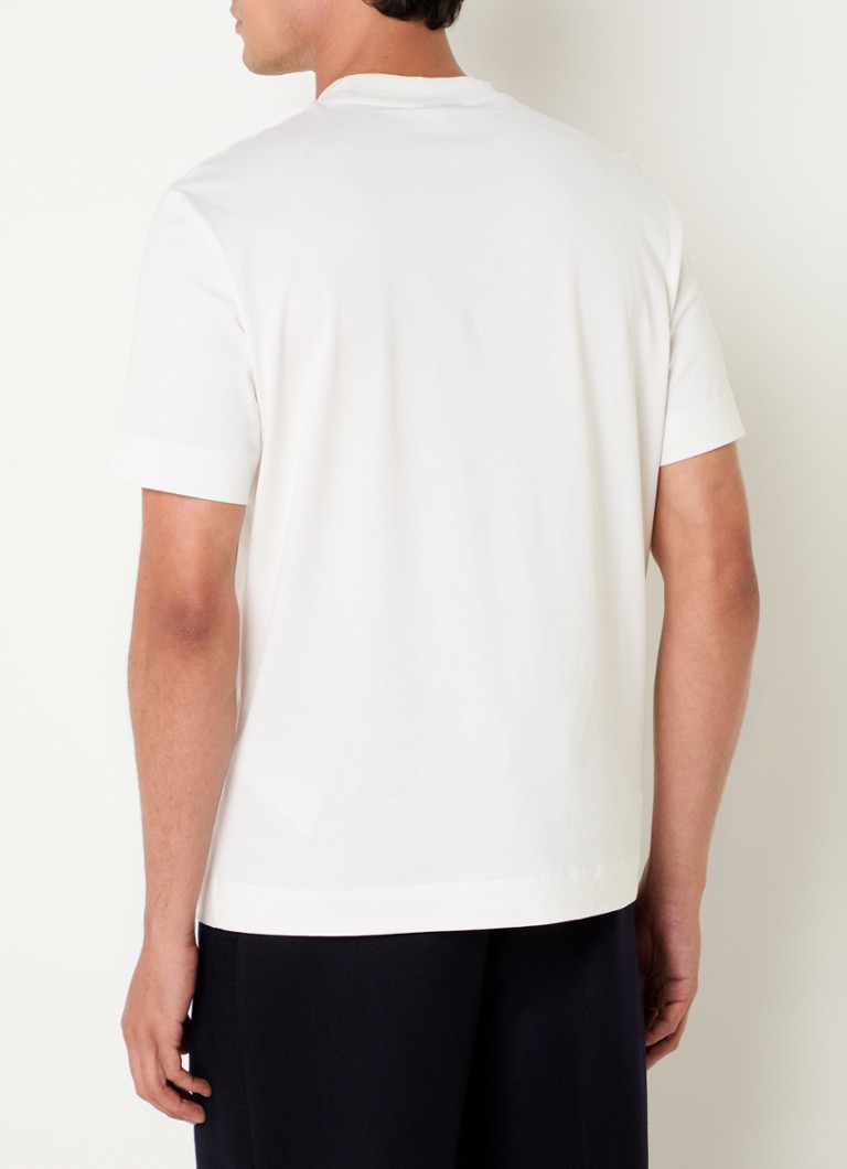 Tricou Emporio Armani cu logo brodat