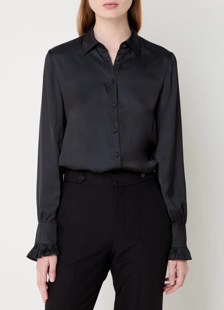 Bluza cu volane din satin Thely Zadig&Voltaire