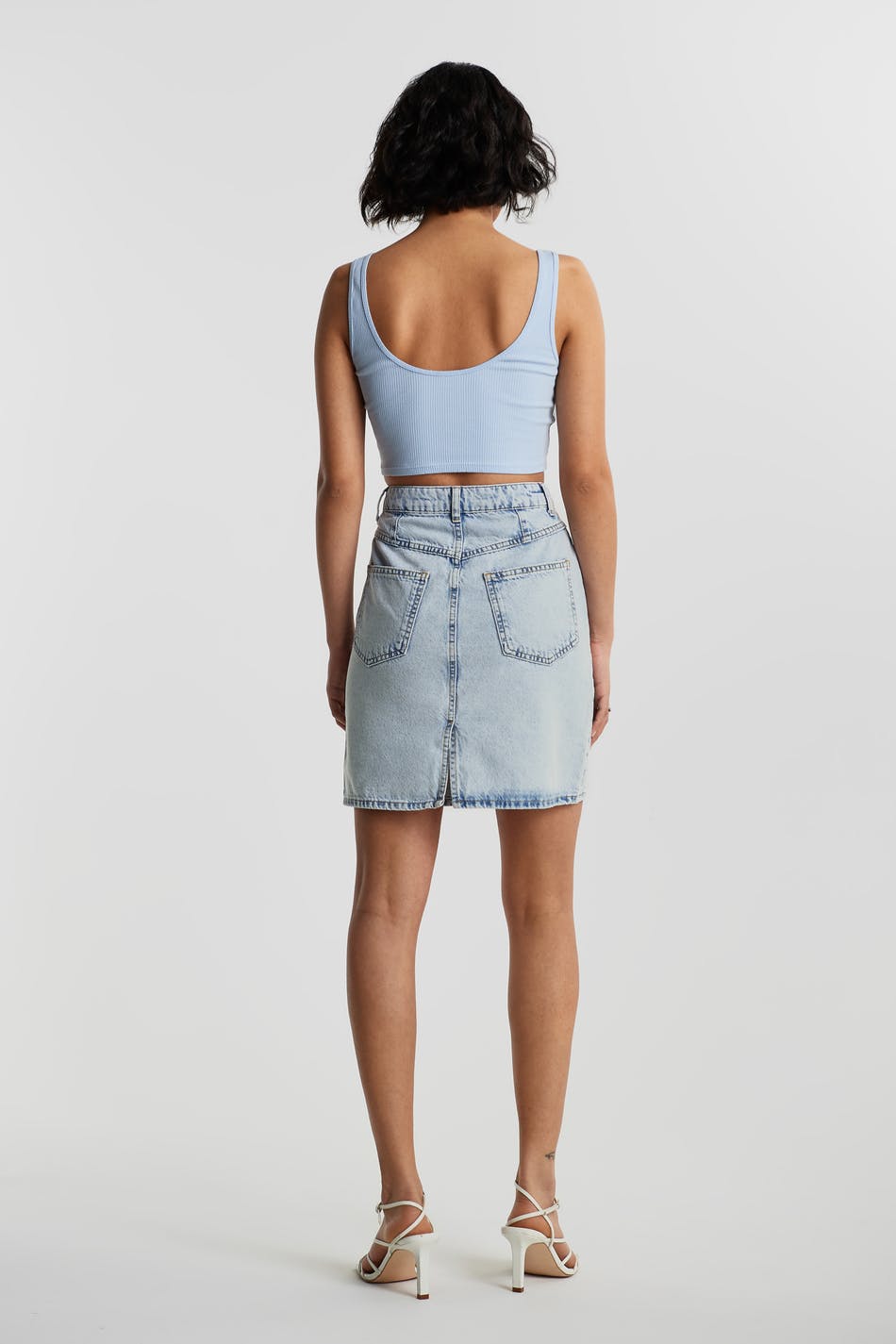 Mom denim skirt