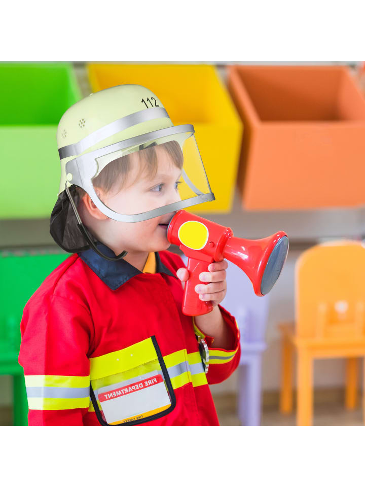 relaxdays 2 x Feuerwehrhelm in Gelb - (B)22,5x (H)24,5 x (T)28 cm günstig kaufen onesize