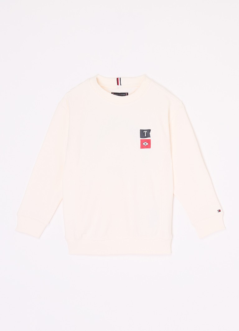 Pulover Tommy Hilfiger cu logo brodat