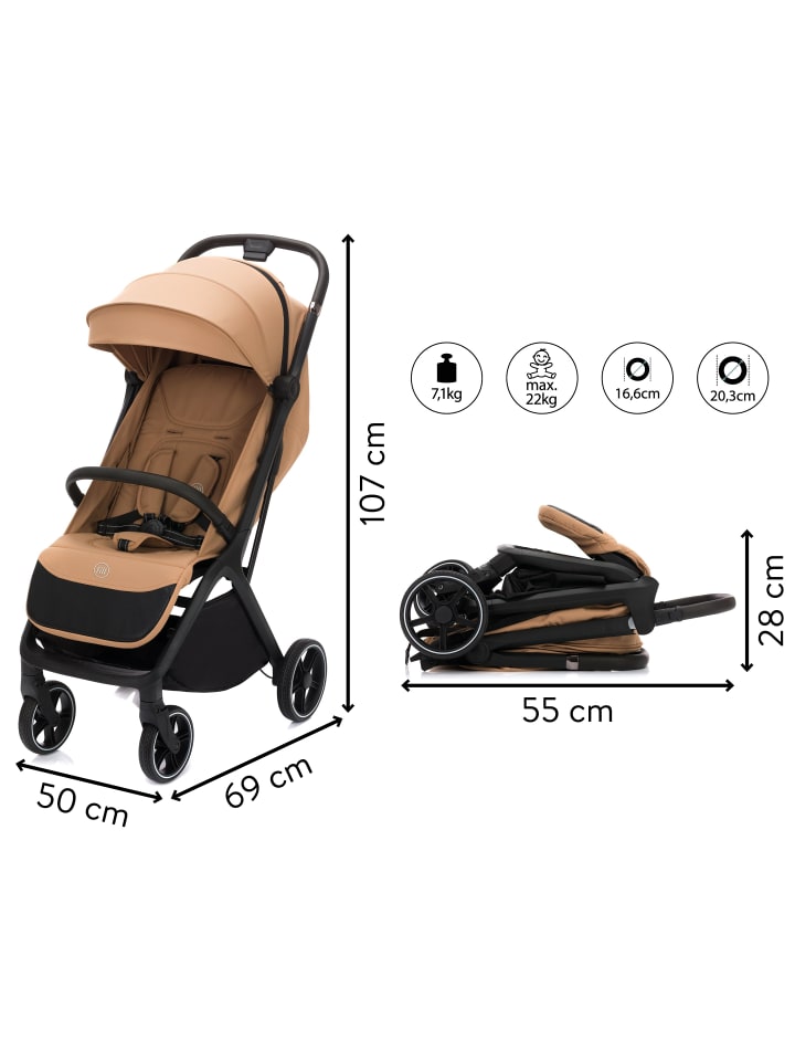 fillikid Sportwagen Buggy Cooper Exklusiv in Sand günstig kaufen onesize