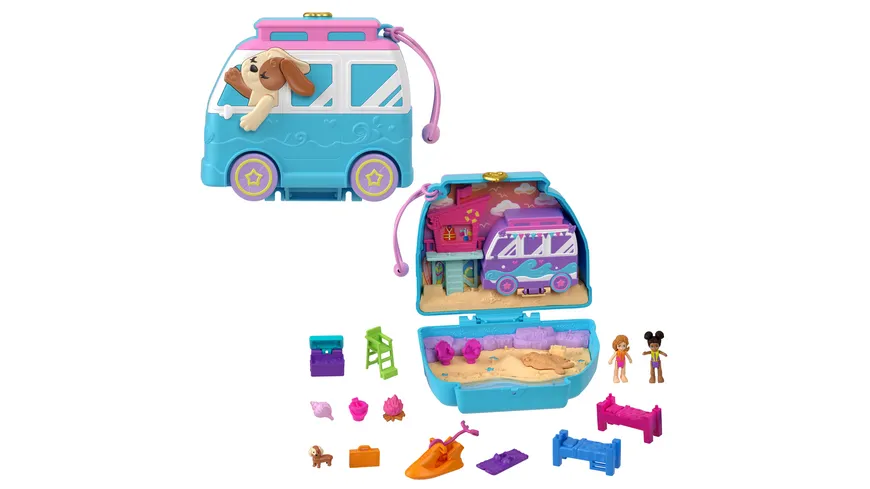Polly Pocket Seaside Puppy Ride