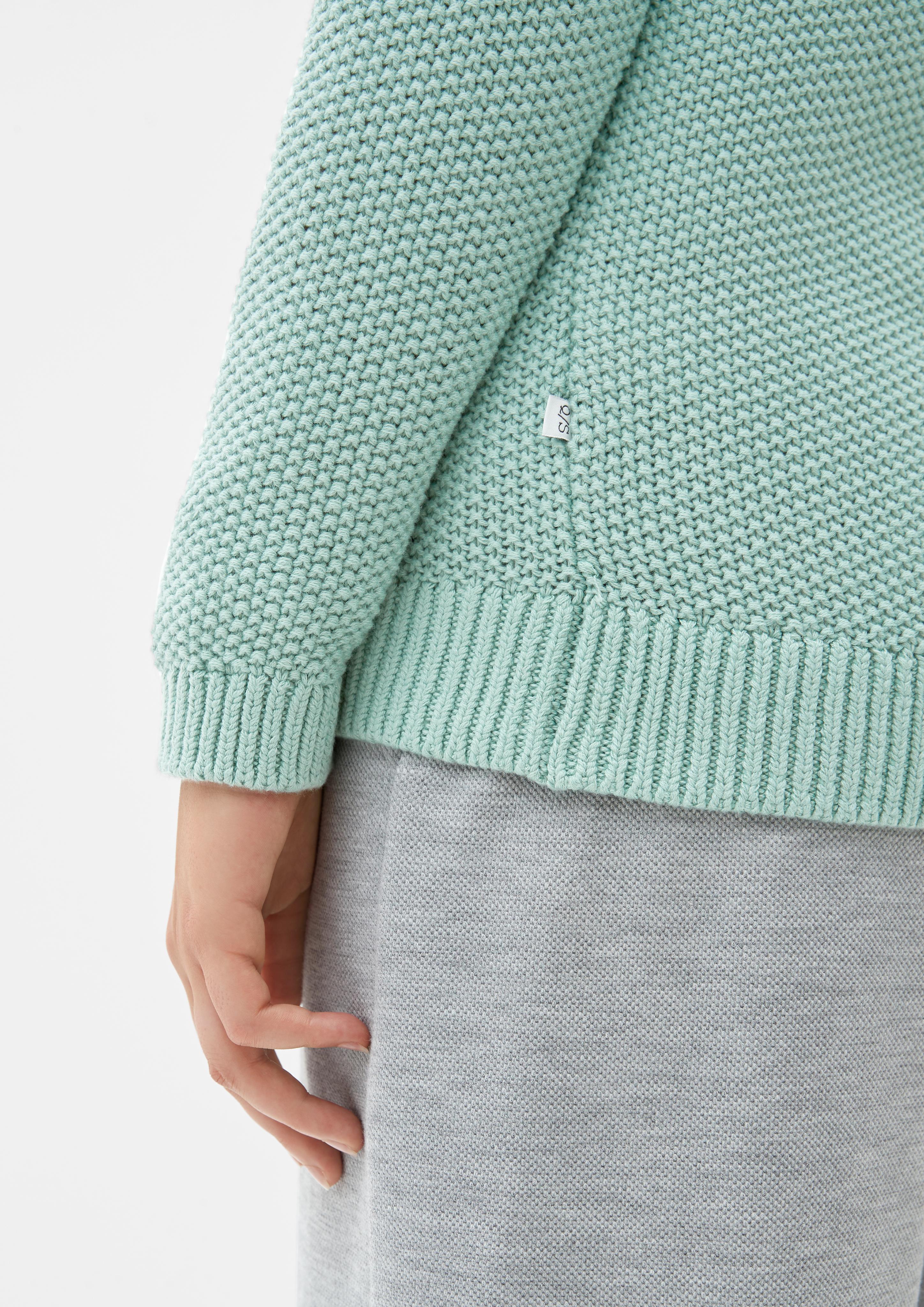Strukturierter Pullover im Baumwollmix  2121371-7225