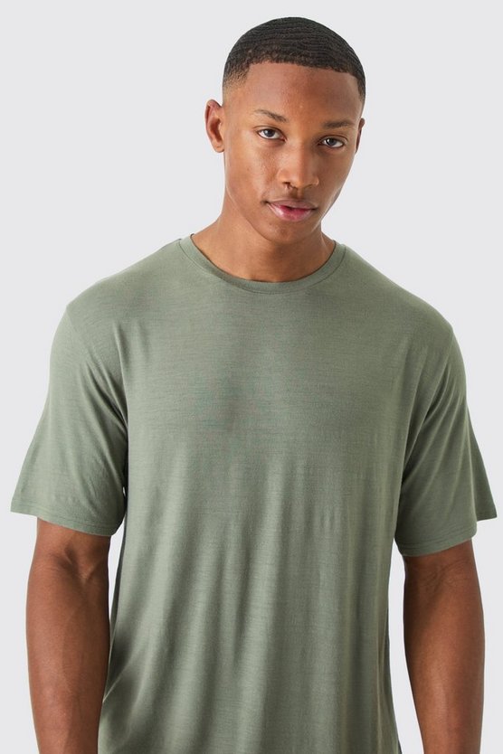 Premium Loungewear T-Shirt mit Detail